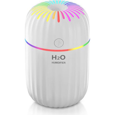 SABIR Humidificateur d'air 300ml, mini humidificateur portable, humidificateur à vapeur froide pour voiture, plantes, bureau, chambre à coucher etc. Arrêt automatique, 2 modes de pulvérisation, super (1/3)