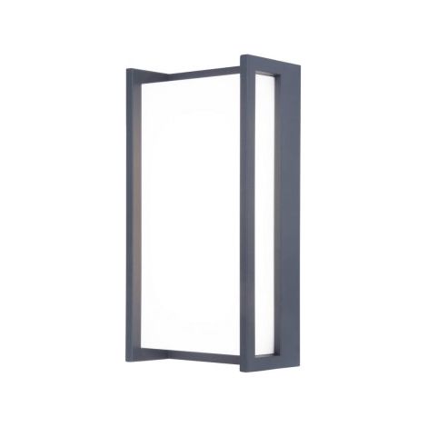Applique esterno LED Lutec QUBO grigio 17,3W 4000K IP54
