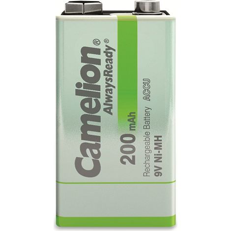 CAMELION NiMH-9 V-Blockakku AlwaysReady, 200 mAh (1/3)