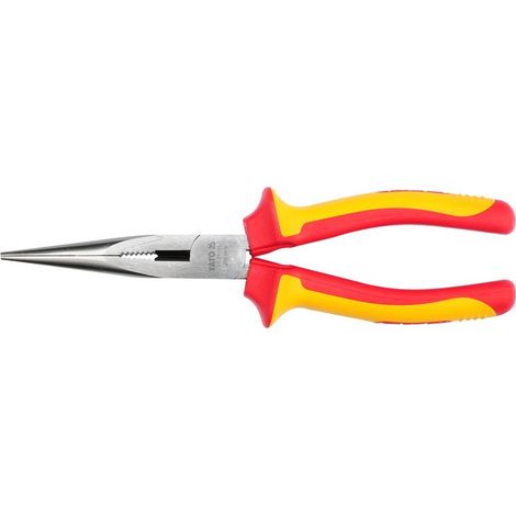 Pince à bec long, droite, VDE 200 mm YT-21155 Yato (1/5)