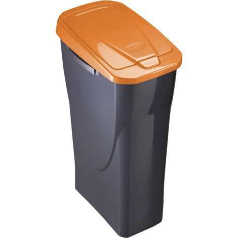 Eimer mit Deckel 15lt ecobin mit Deckel orange 42x31x20cm mondex