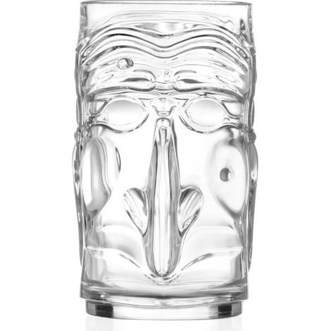 Rcr set 4 bicchieri cocktail Tiki Pulcinella vetro Luxion 45 cl