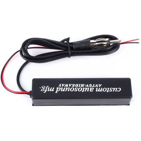 Radio stéréo universelle pour moto et voiture, antenne électronique cachée, FM AM amplifiée AP, 12V (1/5)