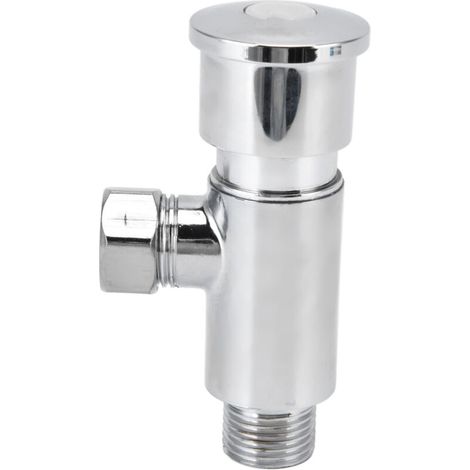 Manuelles Druckspülventil, Toilettenreparatursatz aus Zinklegierung, G1/2-Tank-Ersatzteile FLITI (1/4)