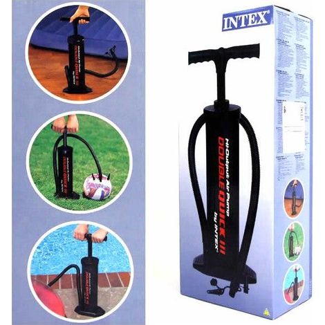 Intex Pompa Manuale Double Quick III (48cm) Grande Art. 68615 - Confezione 1 Pezzo -