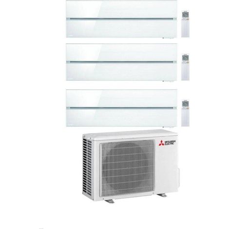Climatiseur Mitsubishi Trial Split Kirigamine MSZ-LN Blanc 9+12+12 avec MXZ-3F68VF4 Inverter R-32 Wi-Fi Classe A++