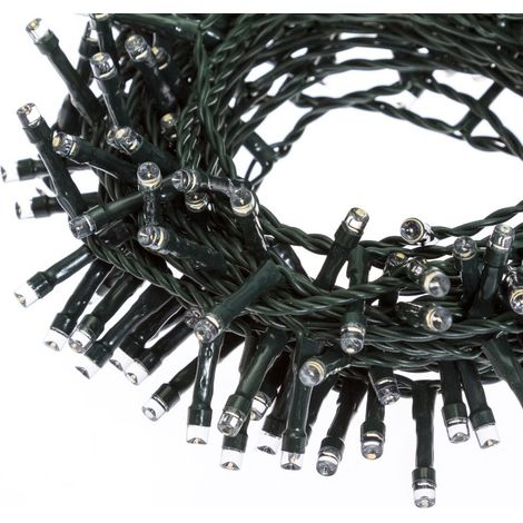 Catena natalizia luminosa 1500 led Lotti bianco freddo 60,5mt (1/5)