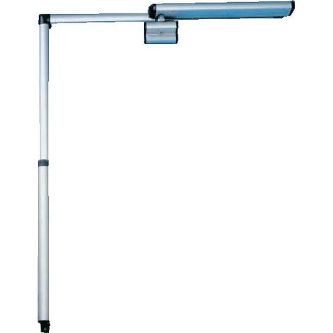 Tringle finition vieux laiton pour fausse crémone pour menuiserie PVC 16 x 5 mm, lot de 2