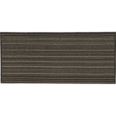 Arona Machine Washable Latex Backed Runner, 57x150cm, Brown (1/4)