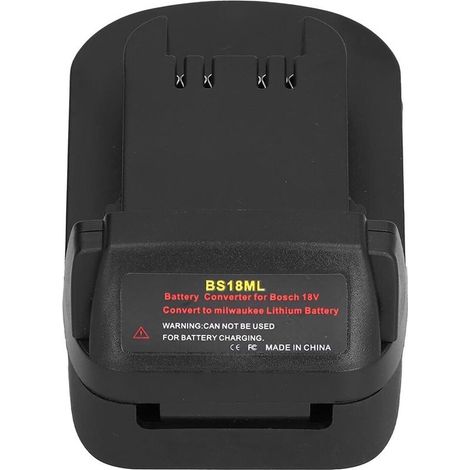 Converter of battery BS18ML, adapter of battery Bosch 18 V, converter of battery for tools electric Milwaukee M18 18 V (1/5)