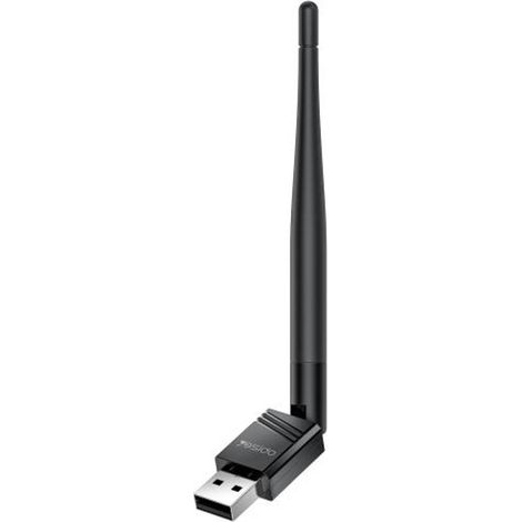 Adattatore USB-A wireless WiFi4 Yesido con antenna esterna 150 Mbps