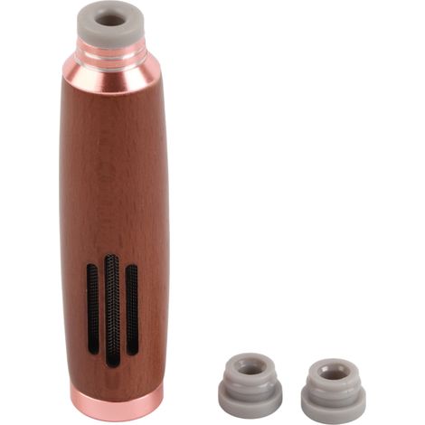 Cendrier de voiture mini portable anti-fuite anti-vol de cendres grande capacité porte-cigarettes en or rose (1/5)