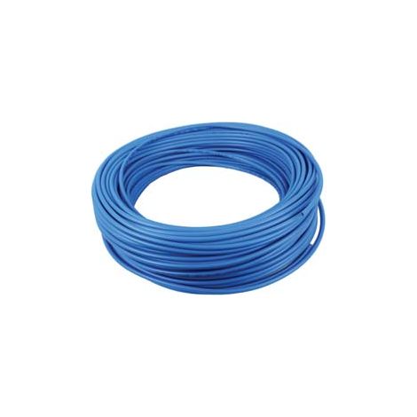TUBO PER COMPRESSORE IN POLIURETANO AZZURRO- - ø mm.8x5,5 mt.100 - pressione esercizio 15 atm - 100 mt
