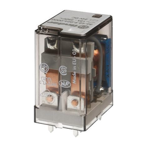 Finder 56 Series Relais de puissance 2 RT, bobine 12V c.c. Montage sur CI 1W ( Prix pour 1 )