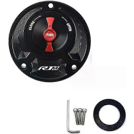 For Yamaha Yzf R1m R1 R3 R15v3 R15m R15 V4 Keyless Motorcycle Fuel Gas Tank Cap Cover Aluminum Accessories( R1M RED) (1/5)