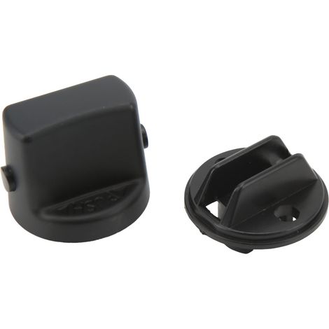 Bouton démarrage arrêt moteur D6Y1 76 142, clé contact poussoir rotatif pour Mazda 6, CX-7, CX-9, kit de remplacement avec interrupteur, 2 pièces, noir. (1/5)
