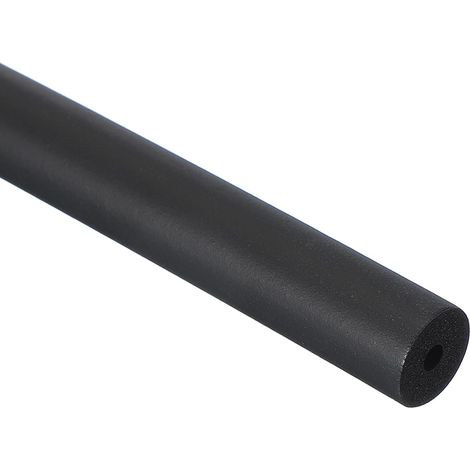 Tubule d'Isolation en Mousse pour Tuyau, 1/8"ID x 3.28Ft Couverture en Mousse pour Tuyau Tubule en Mousse pour Poignée Support pour Unité AC Machine d'Exercice Barre de Toit, Noir (1/5)
