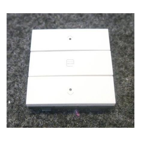 Interrupteur simple pour volets roulants 1 poste 2 modules avec touche triple Original blanc sans plaque Home Control NIKO