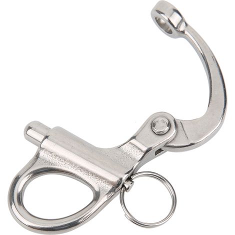 Mousqueton à ouverture rapide fixe en acier inoxydable 316 pour l'alpinisme et l'escalade, 96 mm
