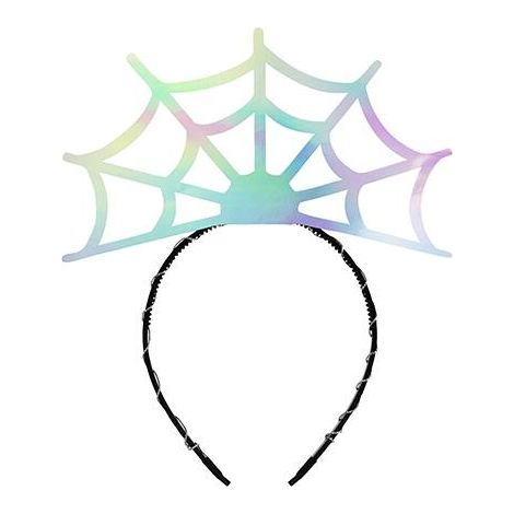 Fascia per capelli olografica a ragnatela Un accessorio unico per feste e