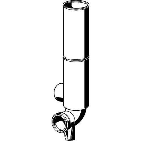 VIEGA 786342 Coude de raccordement de chasse d'eau avec prise pour évent (1/2)