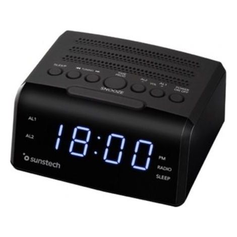 Radio Despertador Sunstech Alarma Dual