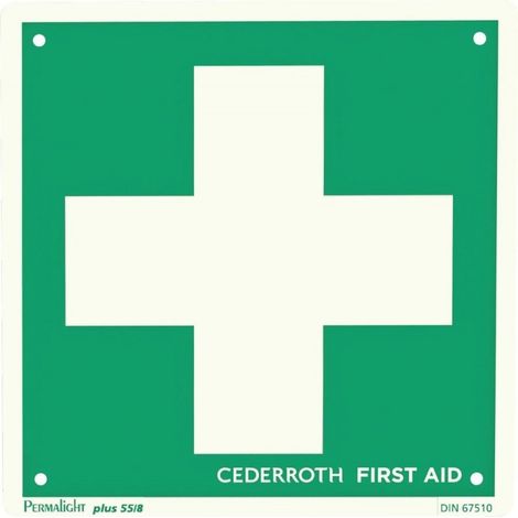 Placa de seguridad primeros auxilios