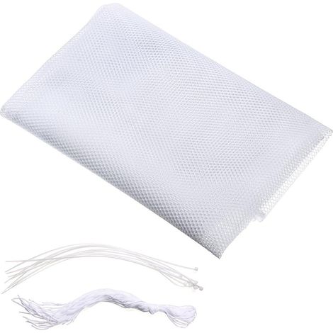 Sicherheitsnetz für Babys und Kinder, Balkon- und Treppenschutznetz, robust und stabil, 77 cm (Höhe) 200 cm (Länge) (weiß) (1/5)