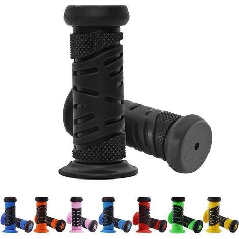 Poignées de vélo enfant 22mm, 95mm, caoutchouc TPR, anti-choc, antidérapant (1/5)