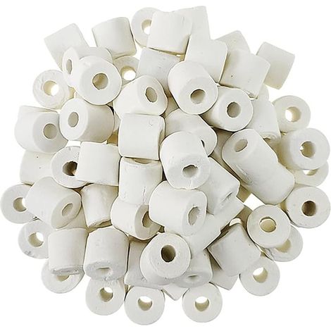 Médias filtrants d'aquarium Accessoires pour filtre d'aquarium Anneaux en céramique Médium filtrant biologique Anneaux en céramique Boules bio Filtre poreux Boule biochimique 800g (1/5)