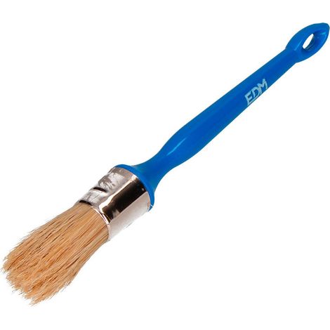 Brosse Ronde N°12 ø 12mm Spécial Pour Tous Les Types De Peintures Et Vernis. Edm. (1/3)