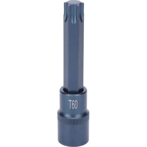 Embout de vissage étoilé, douille carrée 1/2 pouce, acier allié S2, outil de quincaillerie pour clé à molette