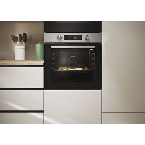 Candy Moderna CA6 N3B1HTX 78 L Noir, Acier inoxydable