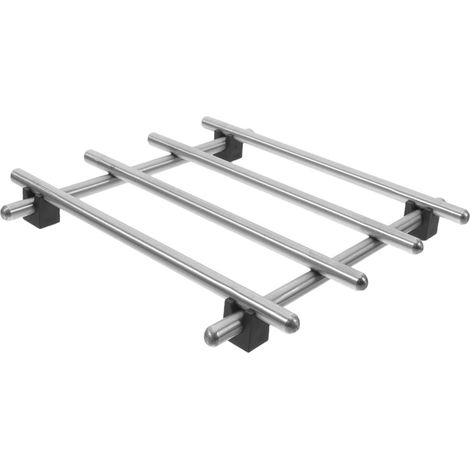 Dessous de plat en inox, 18x18 cm, argenté (1/5)