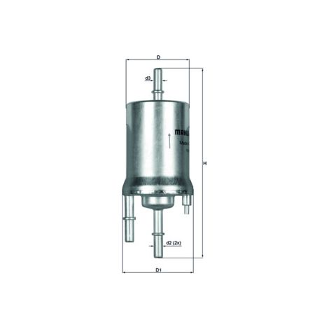 Kraftstofffilter KL156/1 Knecht (1/2)