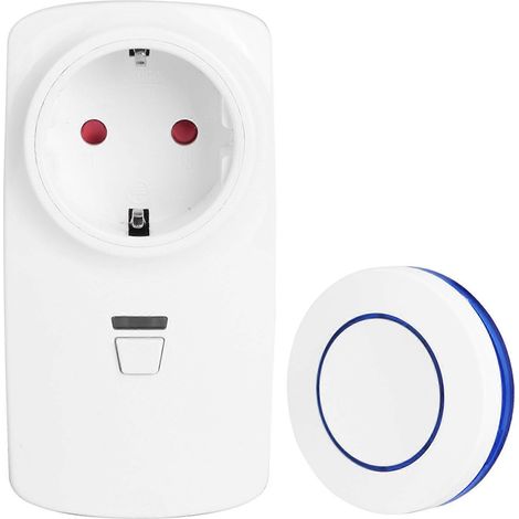 Interrupteur de Prise Électrique Sans Fil 2 Voies, Télécommande pour Appareils Ménagers, Prise à Distance 16A, Lot de 2, Compatible Domotique (1/5)