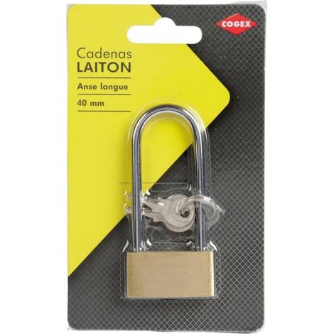 COGEX Cadenas en acier 40mm + 2 clés (1/3)