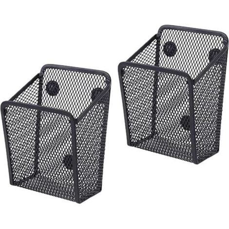 Grille magnétique carrée en 2 pièces, rangement magnétique (1/5)