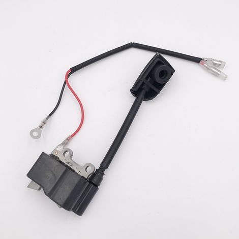Lot de 2 bobines d'allumage haute tension compatibles avec taille-haies Komatsu Zenoah CHTZ6010 et HTZ7510, allumage fiable pour coupe précise et performance durable. (1/4)