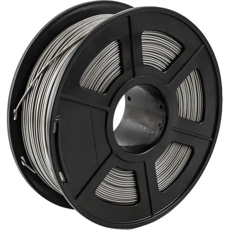 Filament d'imprimante 3D, matériau PETG, impression facile, Gris (1/2)