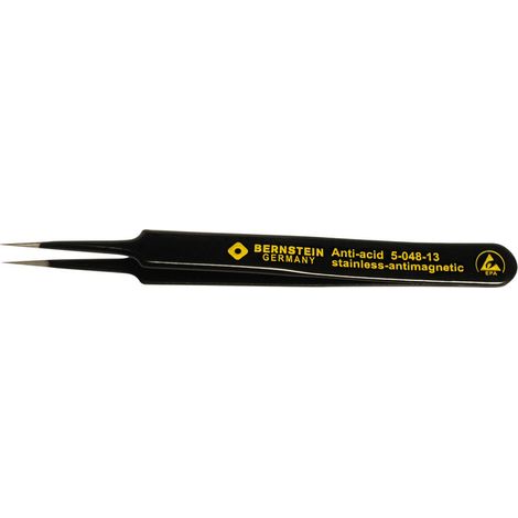 Bernstein Tools for Electronics 5-048-13 SMD-Pinzette 5 SA Super-spitz 110 mm