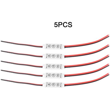 Contrôleur LED Monochrome - Variateur DC 12-24V Avec 3 Boutons - Pour Bandes Lumineuses Intérieures Et Extérieures - 1 Pièce (1/5)