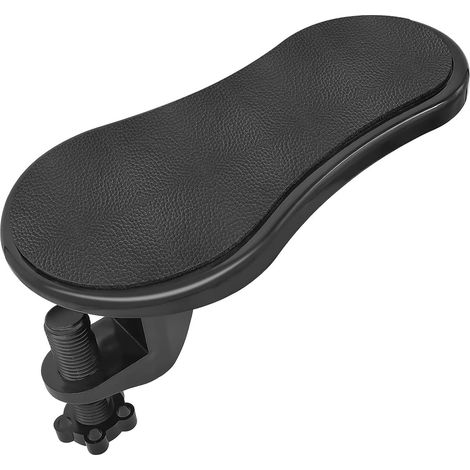 Repose Bras Ergonomique pour Bureau, Support de Repose-poignet Rotatif à 180°, Coude Support Extension Bureau Repose d’avant Bras Réglable d'Ordinateur (1/5)