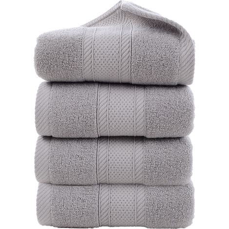 Serviette à main en coton de qualité douce et absorbante, serviette de bain, petite serviette de toilette pour le visage