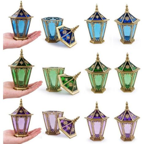 Moule en Silicone pour Phare à Faire Soi-Même avec Couvercle, Cristal, Résine Époxy, Étoile, Lune, Hexagone, Cristal, Miroir, (1/5)