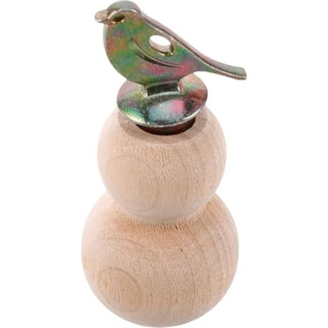 Sifflet créatif à la main pour oiseau réaliste - Instrument de musique portable pour l'apprentissage de la nature et les cadeaux de fête - Gourde unique