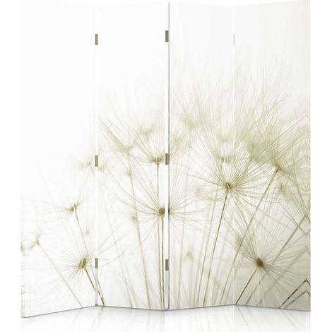 Paravent dmuchawce 2 Design Moderne & Élégant 4 Volets - 145 x 150 cm - 2 faces R° V° (1/5)