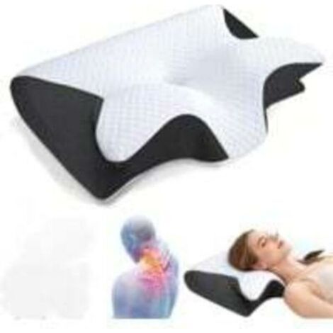 Oreiller ergonomique anti-ronflement en mousse à mémoire de forme Soutien cervical pour toutes les positions de sommeil Housse lavable en coton