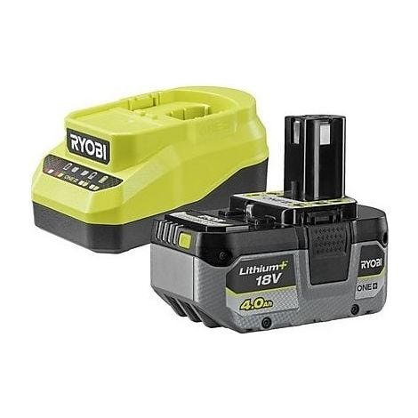 Kit de inicio Ryobi ONE+ 18V con batería 4,0 Ah y cargador rápido