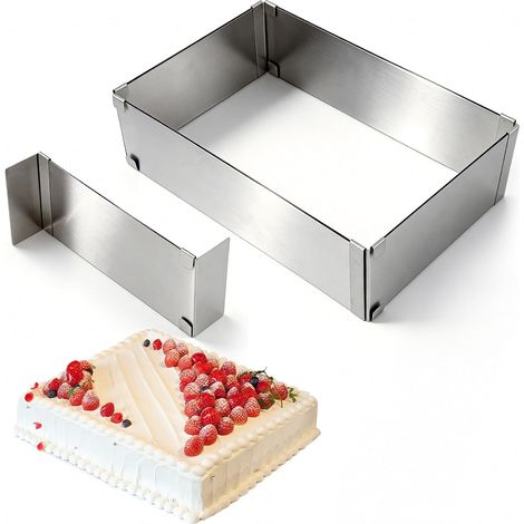 Adjustable Rectangular Frame with Mounting System, Extra High 8 cm (1/5)